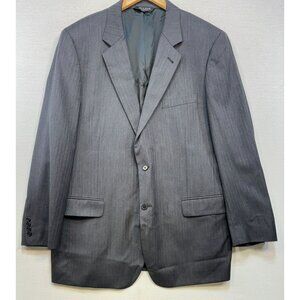 Jos. A. Bank Signature Collection Mens Wool Blazer 46L Gray Suit Jacket